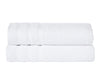 Classic Cotton Towels 2 Piece Set (White)