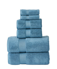 Soft Hotel Towels 6 Piece Set (Teal)