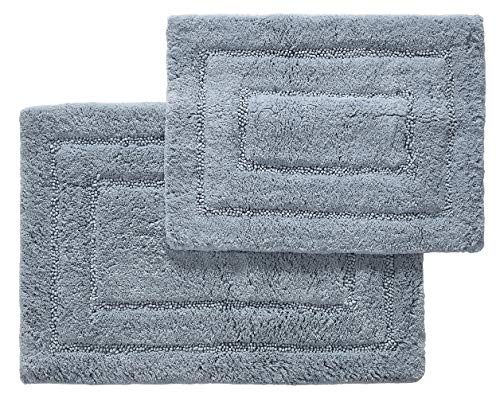 2 Pc ECO Bath Rug (Dusty Blue)