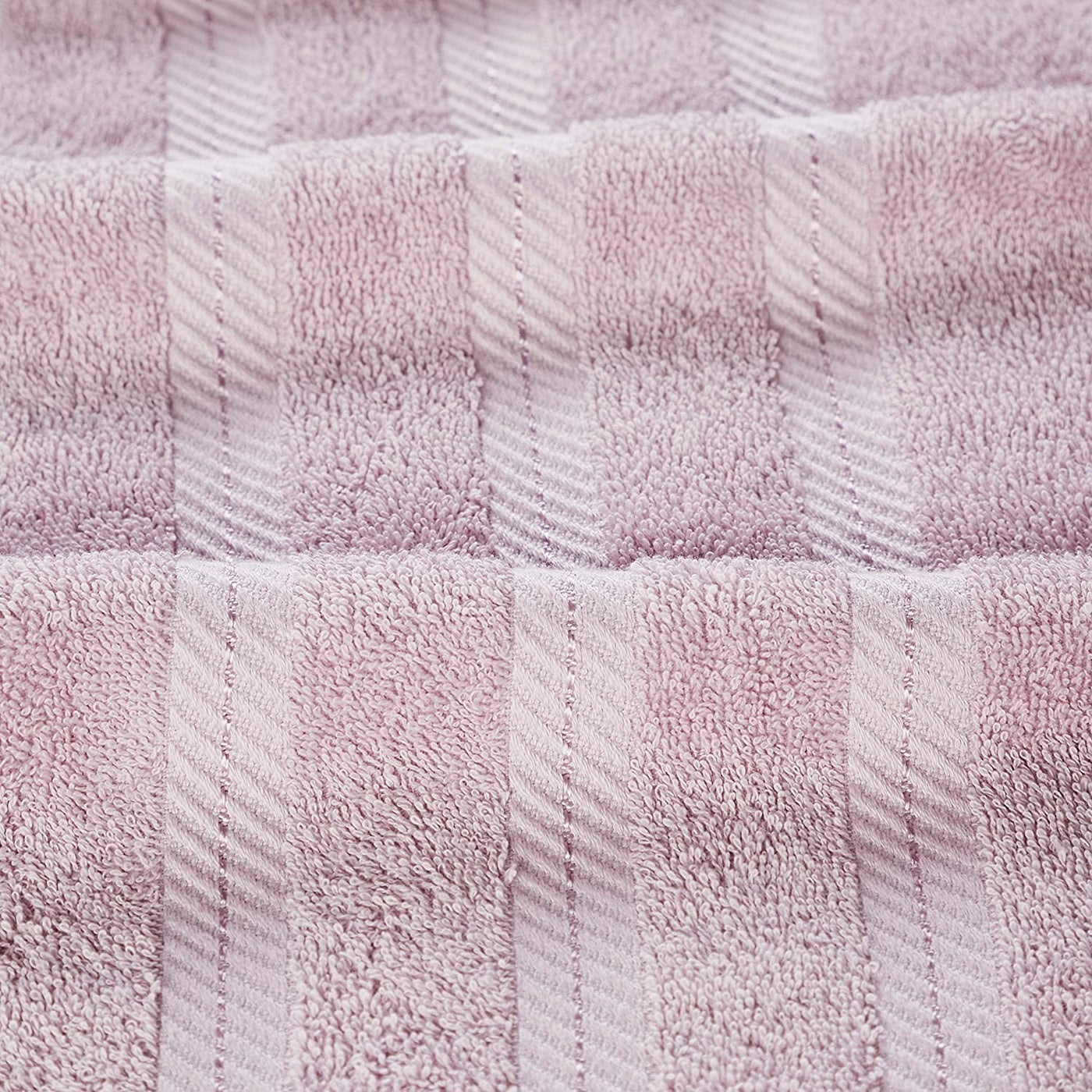 Classic Cotton Towels 2 Piece Set (Mauve)
