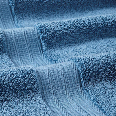 Luxury Spa Towels 6 Piece Towels Set (Blue)