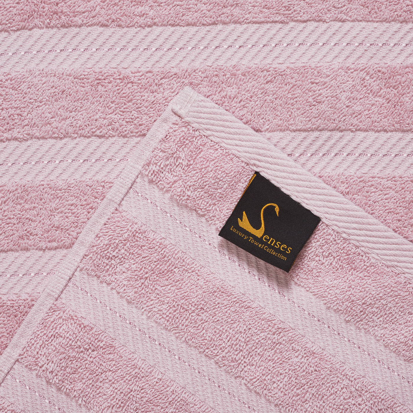 Classic Cotton Towels 2 Piece Set (Mauve)