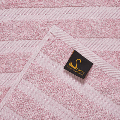 Classic Cotton Towels 2 Piece Set (Mauve)