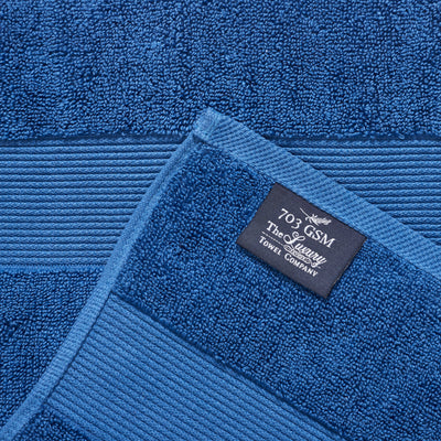 Soft Hotel Towels 6 Piece Set (Navy)
