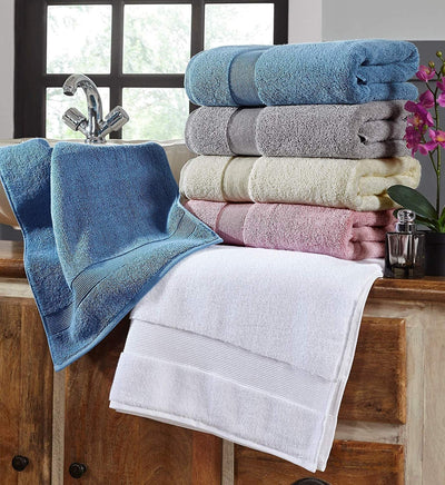 Soft Hotel Towels 6 Piece Set (Navy)