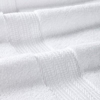 Luxury Spa Towels 6 Piece Towels Set (White)