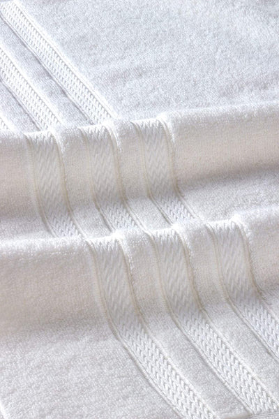Ecoterry Sustainable 6 Piece Bath Towels Set (White)
