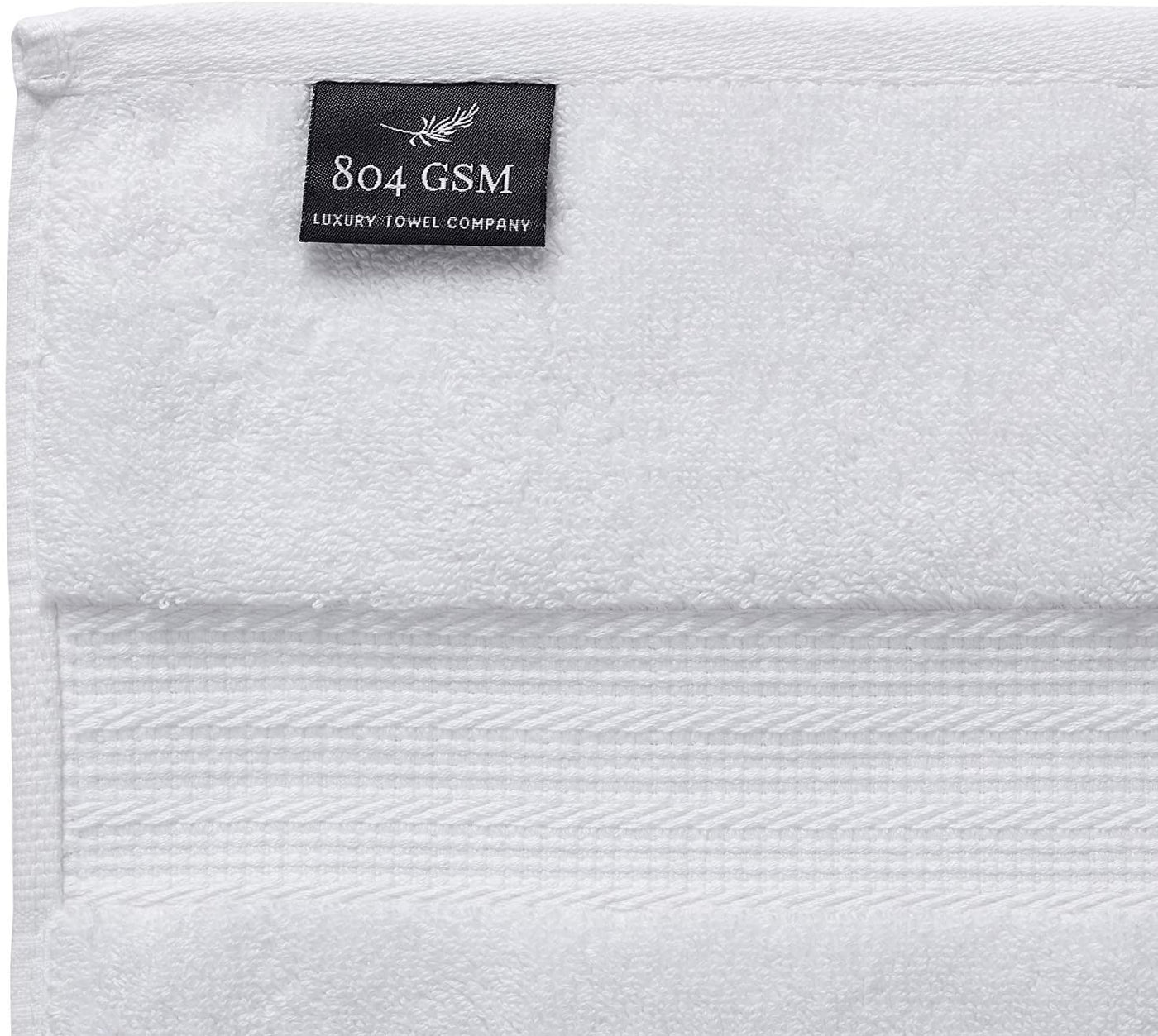 Luxury Spa Towels 6 Piece Towels Set (White)
