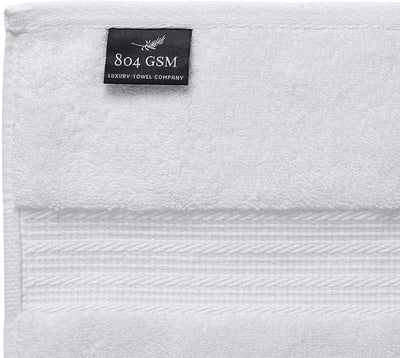 Luxury Spa Towels 6 Piece Towels Set (White)