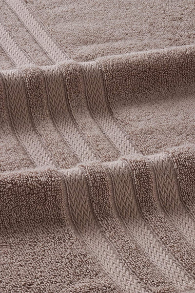 Ecoterry Sustainable 6 Piece Bath Towels Set (Cocoa)