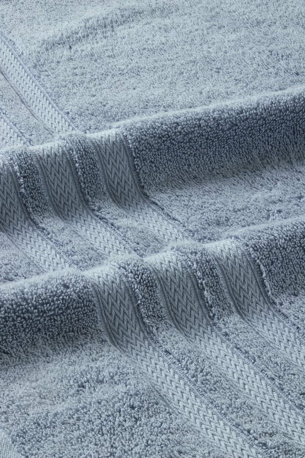 Ecoterry Sustainable 6 Piece Bath Towels Set (Dusty Blue)