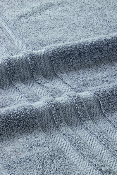 Ecoterry Sustainable 6 Piece Bath Towels Set (Dusty Blue)