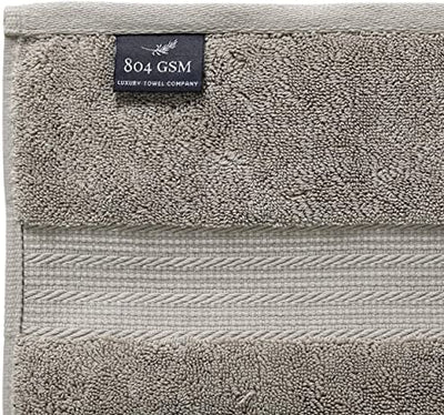 Luxury Spa Towels 6 Piece Towels Set (Grey)