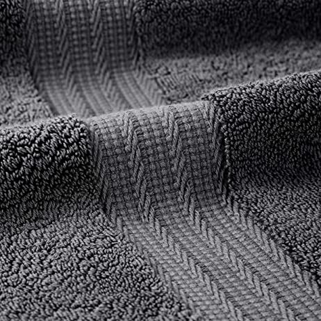 Luxury Spa Towels 6 Piece Towels Set (Charcoal)