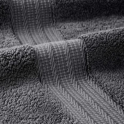 Luxury Spa Towels 6 Piece Towels Set (Charcoal)